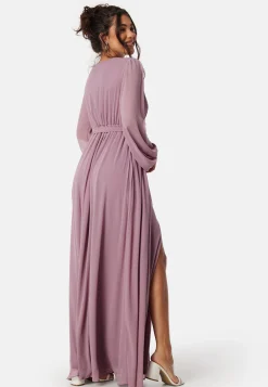 Long Sleeve Chiffon Dress