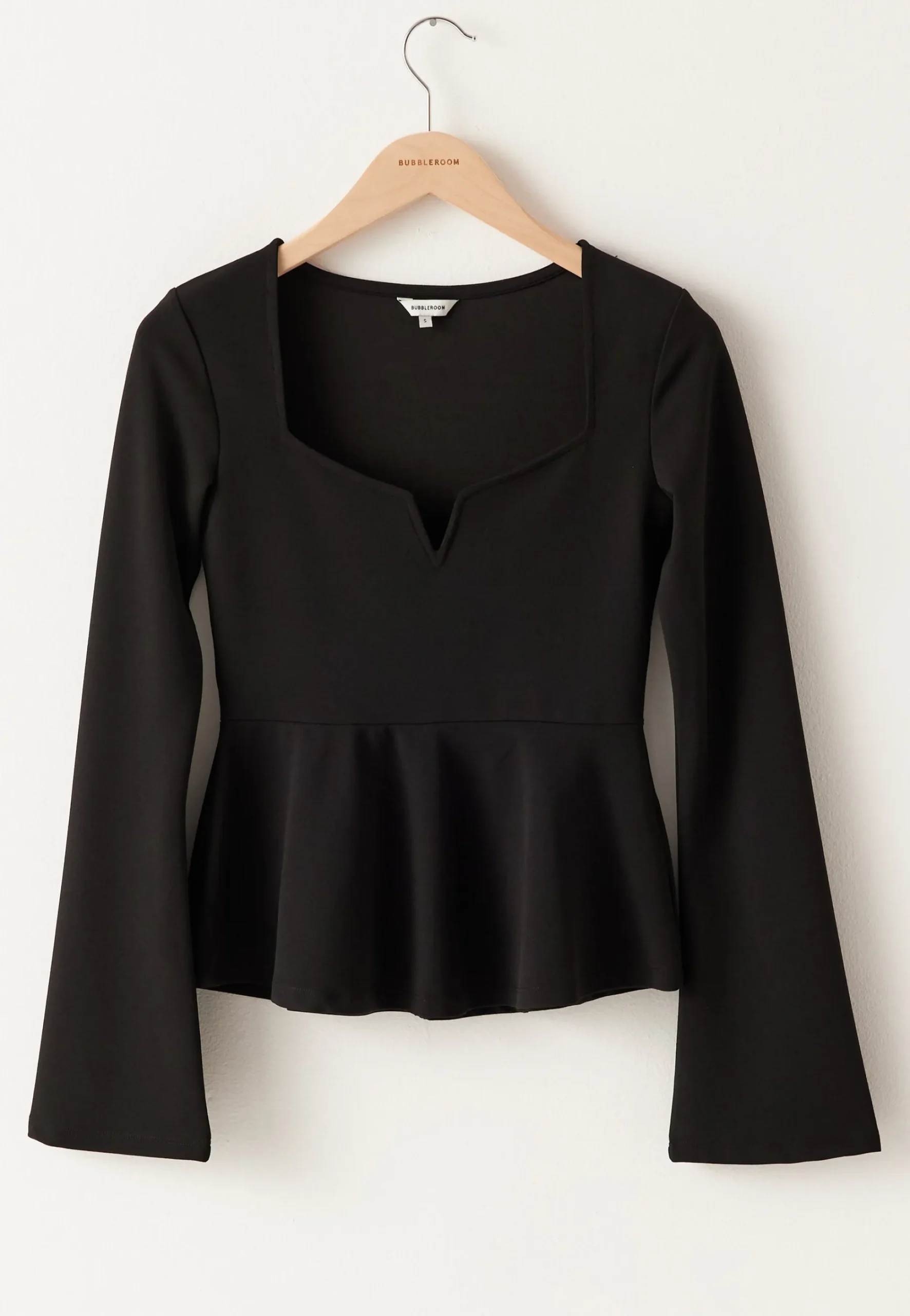 Long Sleeve Peplum Top