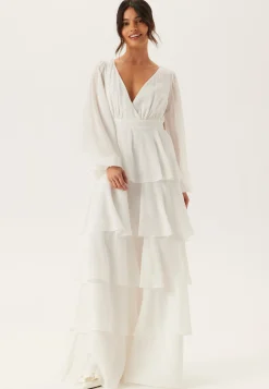 Long Sleeve Tiered Maxi Dress