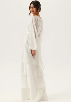 Long Sleeve Tiered Maxi Dress