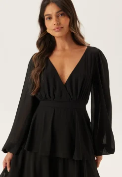 Long Sleeve Tiered Maxi Dress