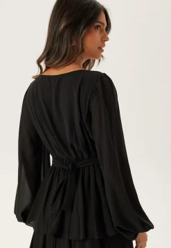 Long Sleeve Tiered Maxi Dress