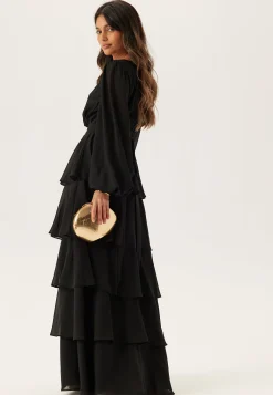 Long Sleeve Tiered Maxi Dress