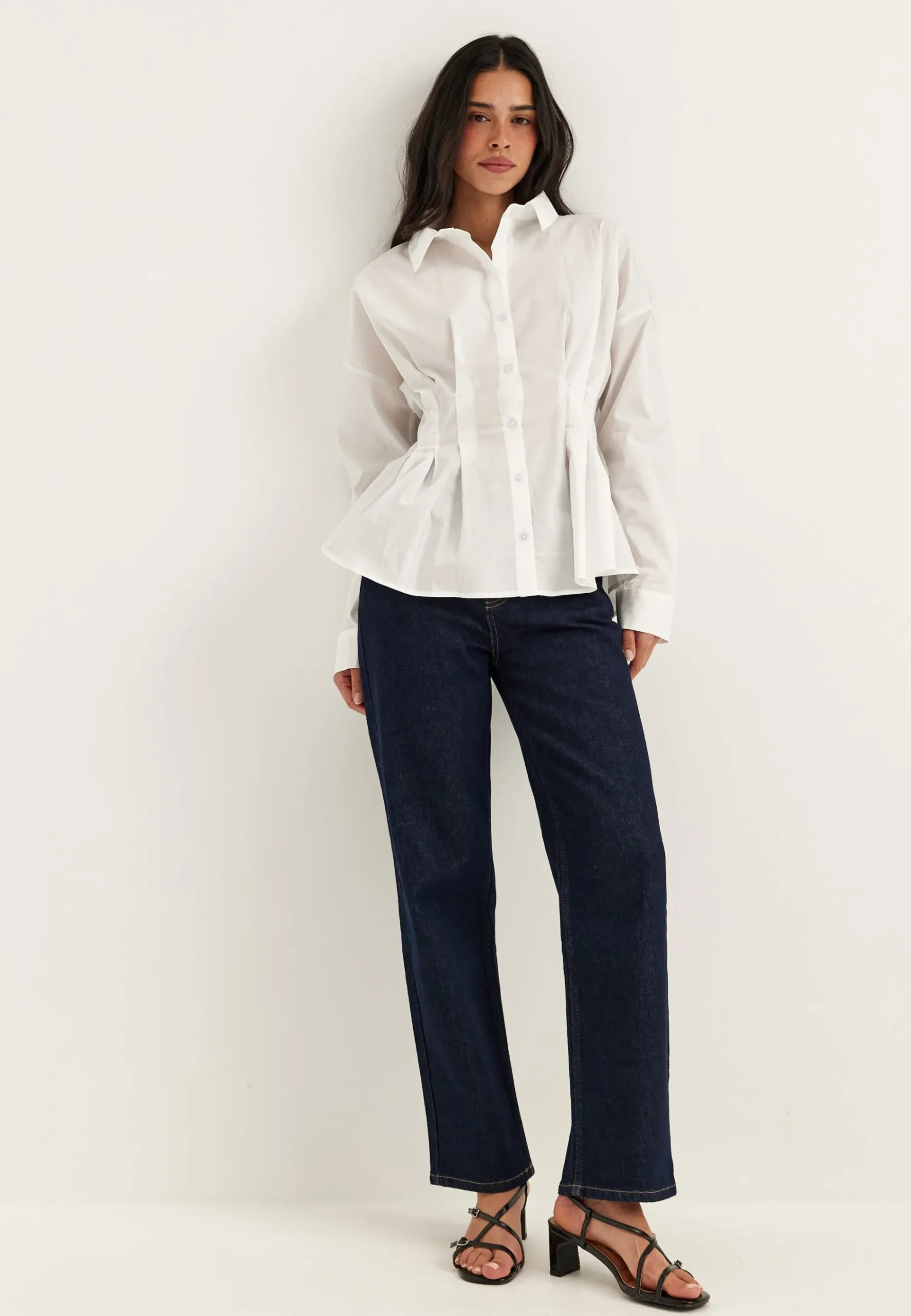 Long Sleeve Waist Shirt