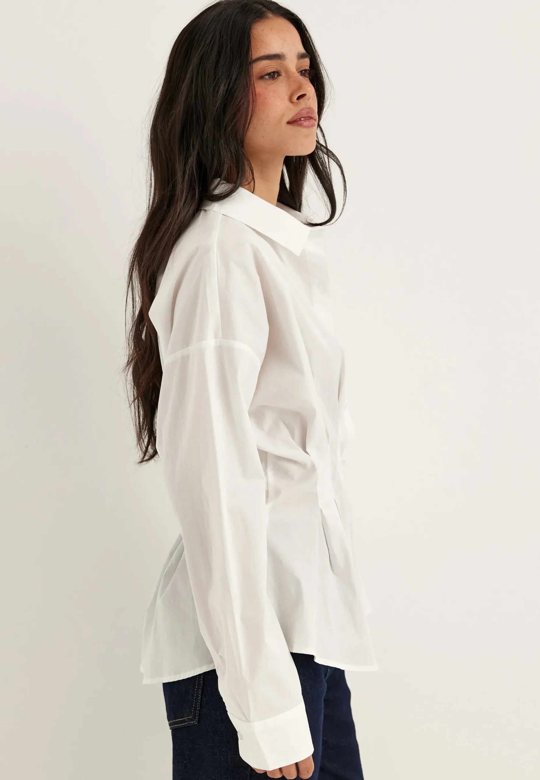 Long Sleeve Waist Shirt