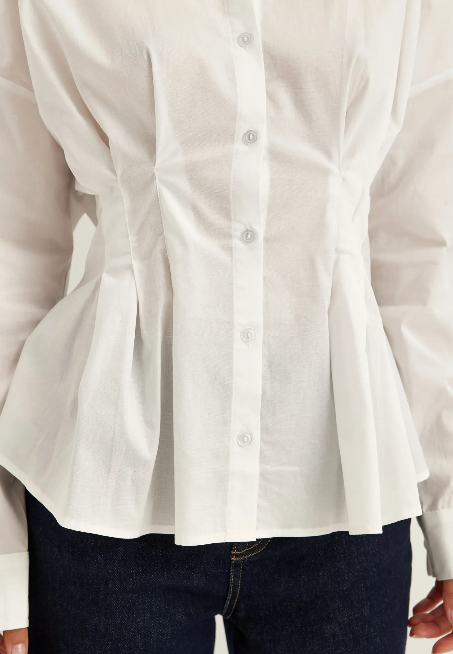 Long Sleeve Waist Shirt