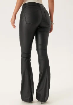 Low Waist Push-up Coated Jeans