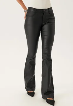 Low Waist Push-up Coated Jeans