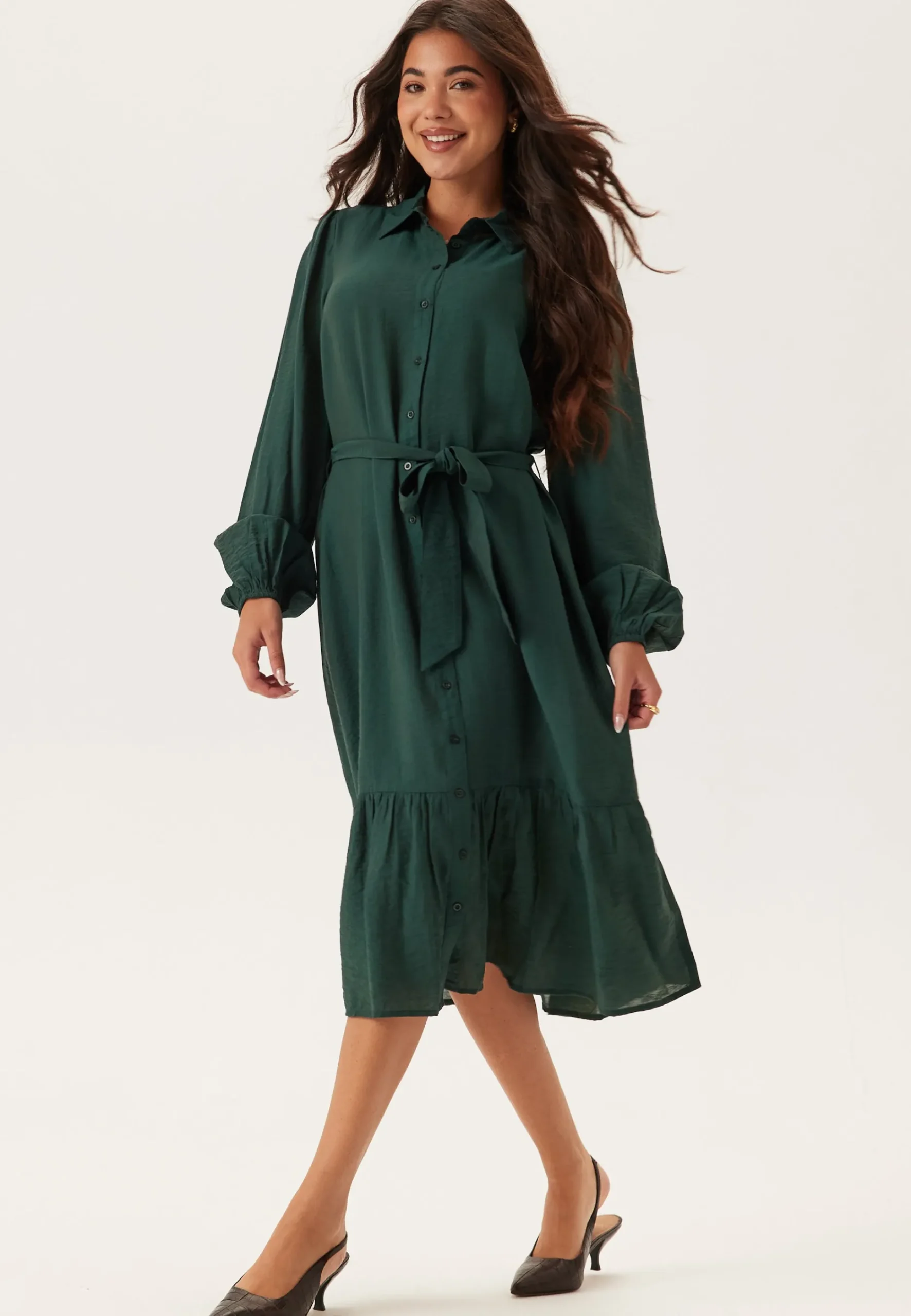 Midi Shirt Dress