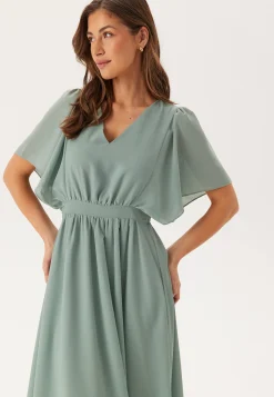 Mirage 2/4 V-Neck Ankle Dress