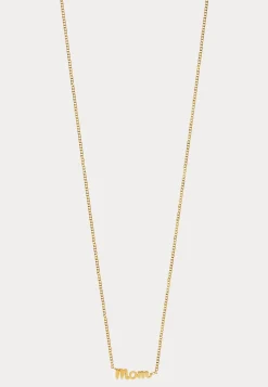 Mom Necklace Gold-plated