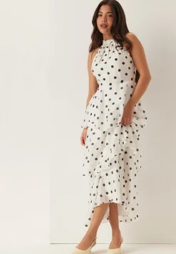 Monroe Tier Halter Midi Dress