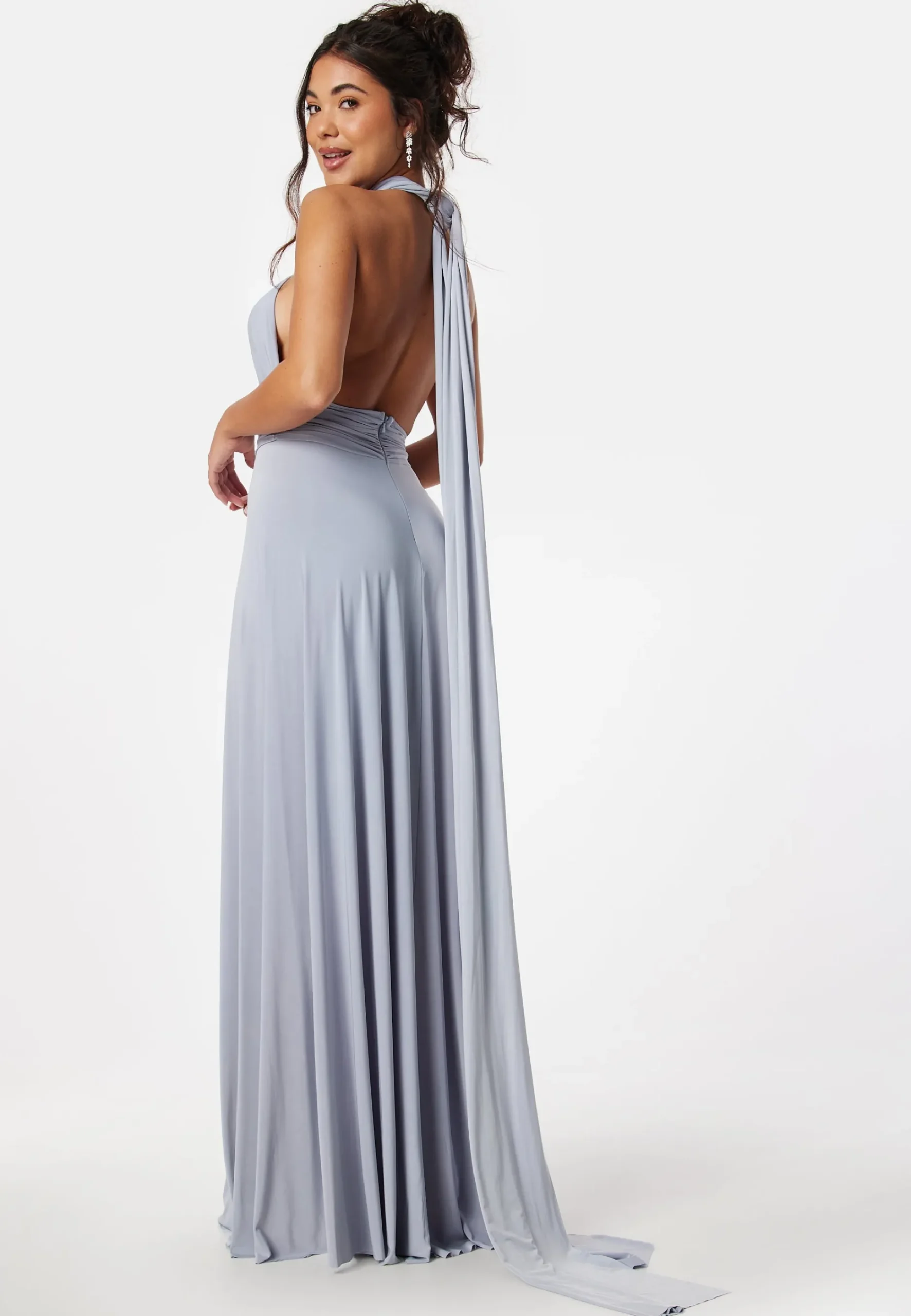 Multi Tie Maxi Dress Split