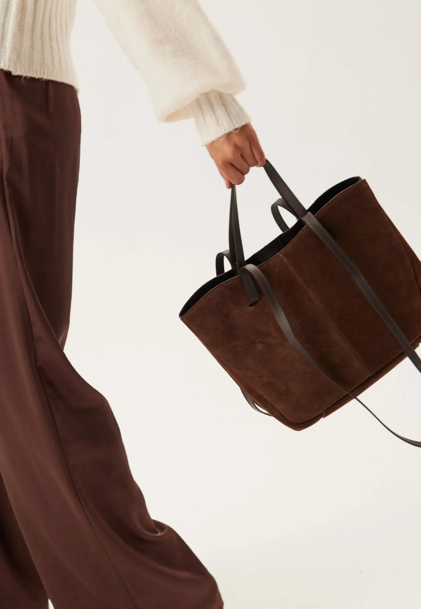 Nola Suede Handbag