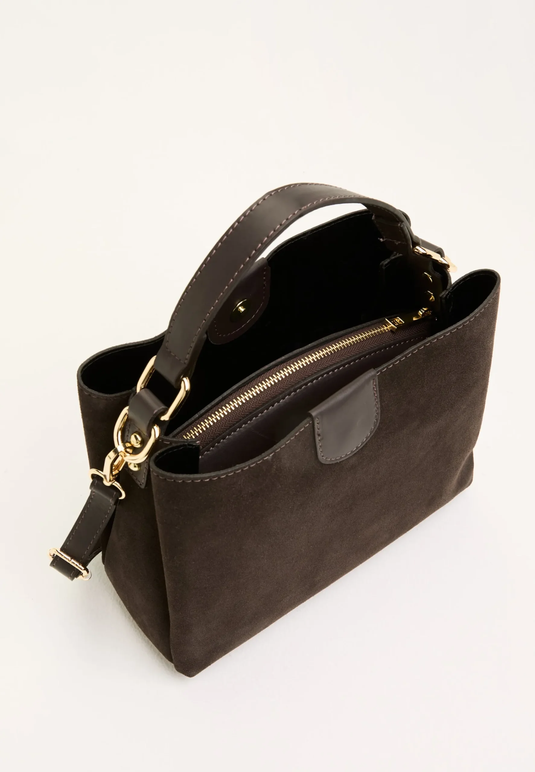 Novara Suede Handbag