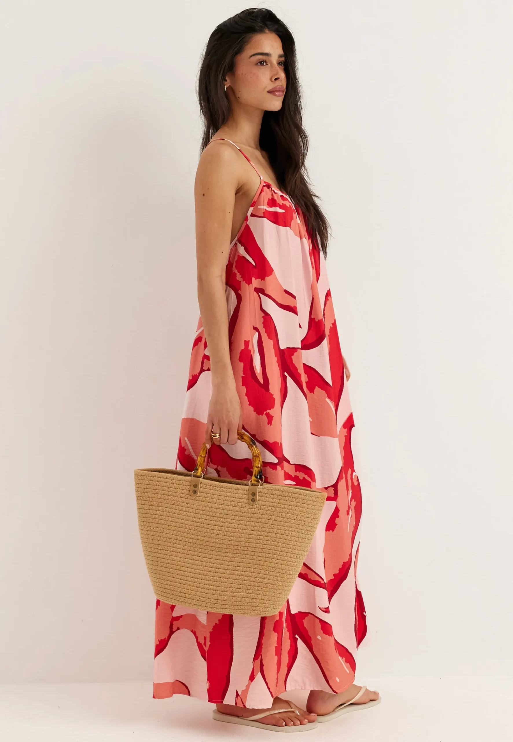 Objaggie S/L LO LONG DRESS