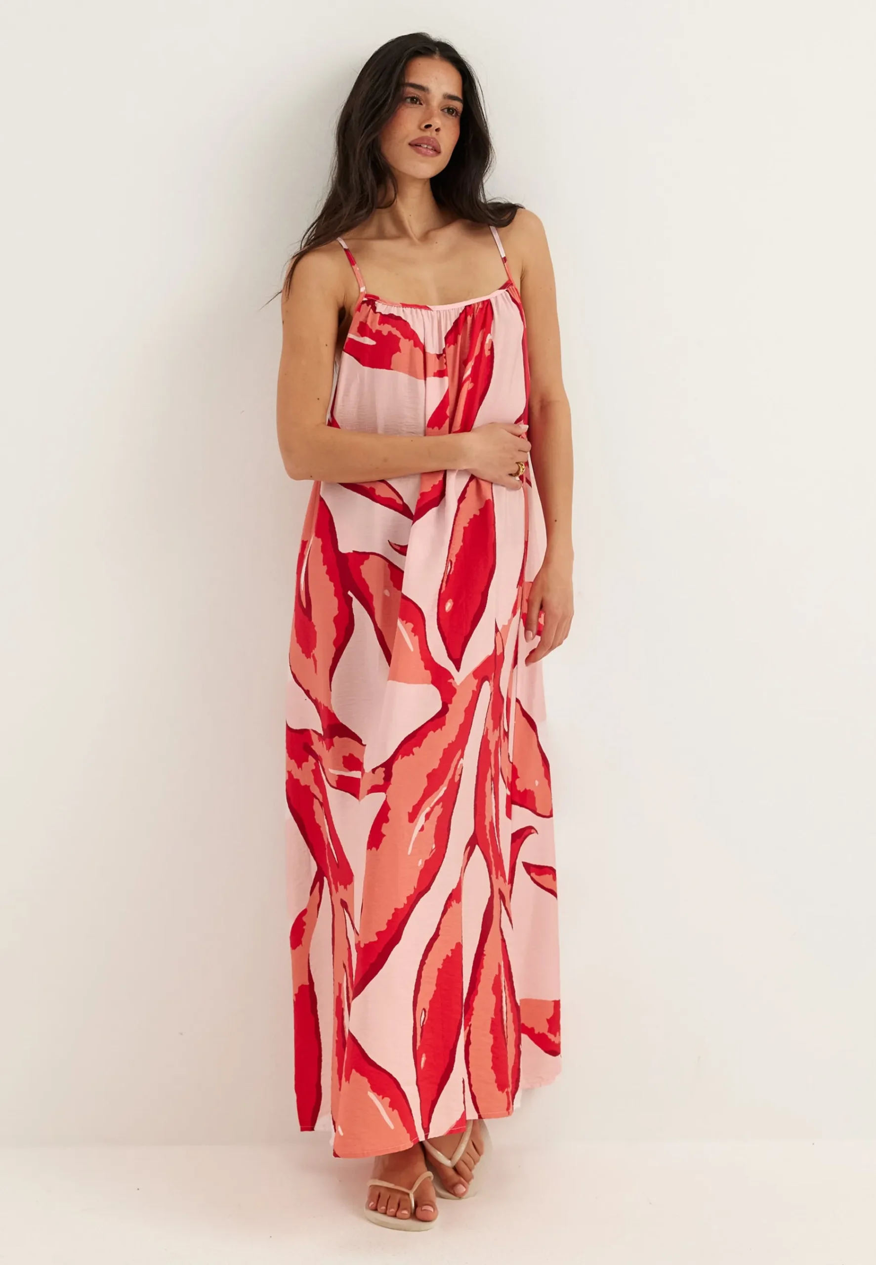 Objaggie S/L LO LONG DRESS