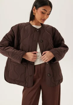 Objallie Ls Lo Quilted Jacket