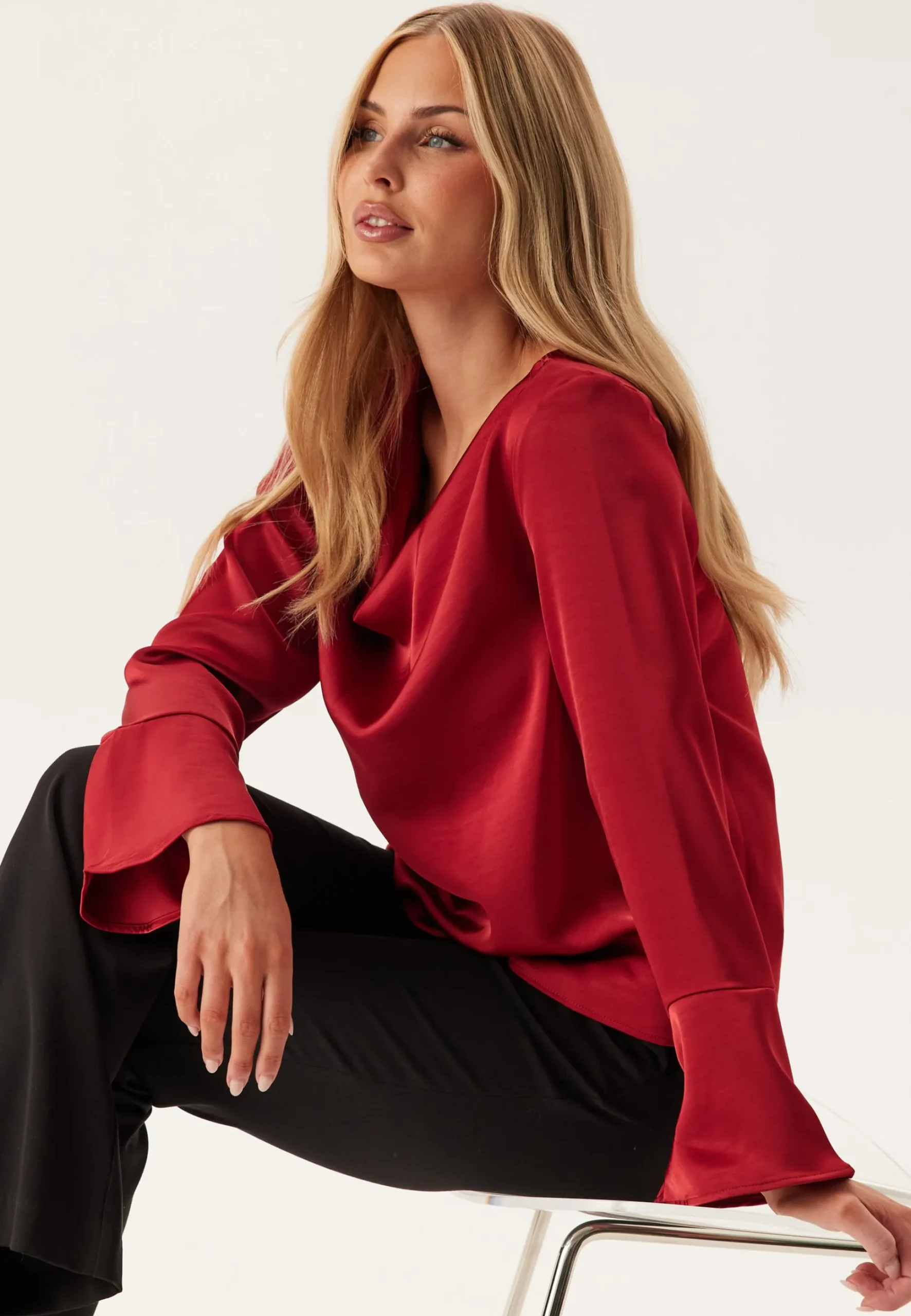 Objchilli L/S RE WATERFALL TOP