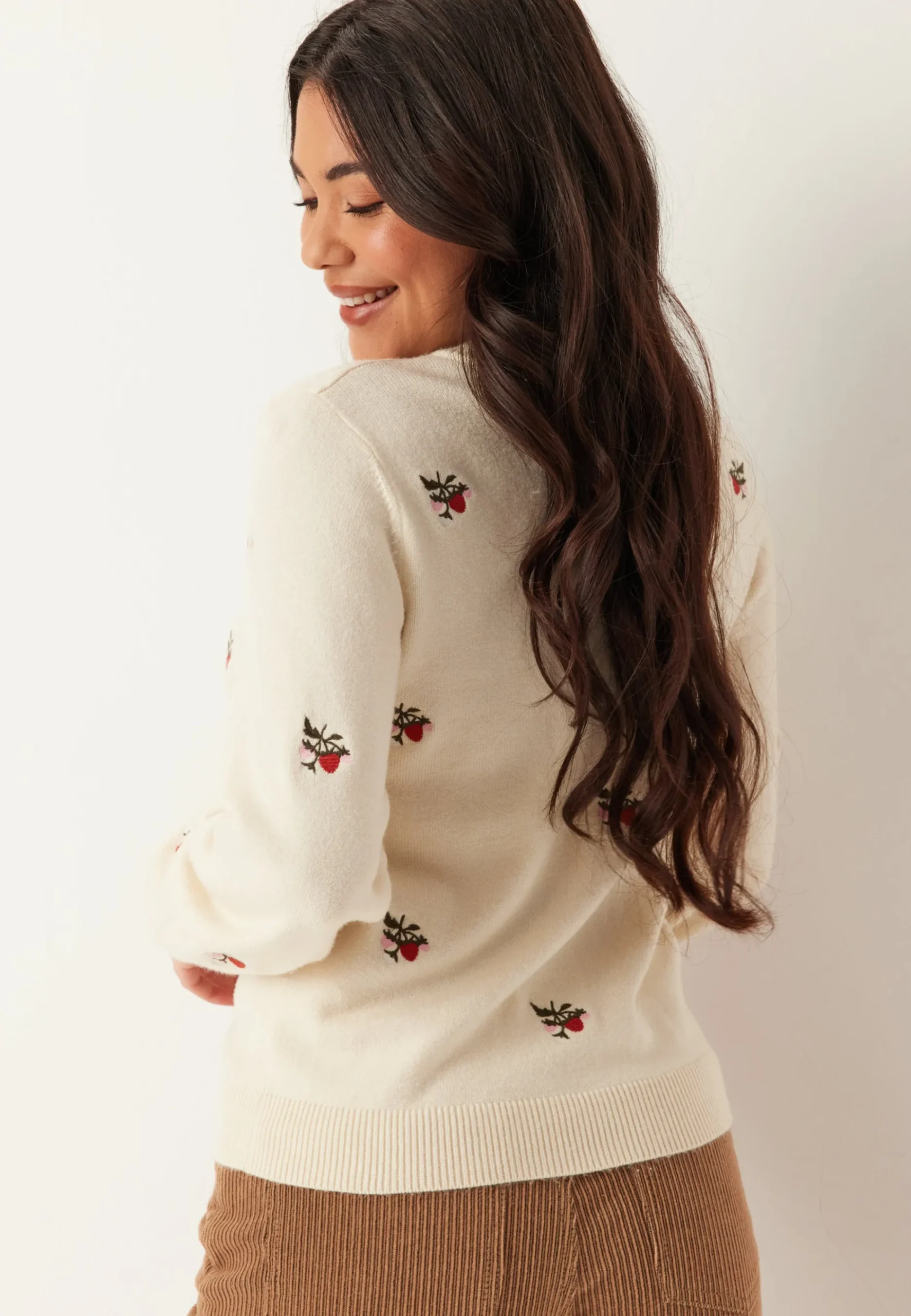 Objebba Thess L/S RE KNIT CARDIGAN