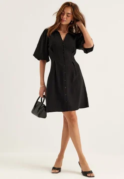 Objfia 2/4 RE SHORT SHIRT DRESS NOOS