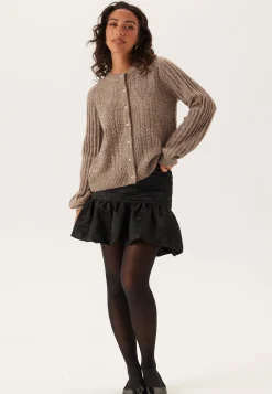 Objflora Re Ls Knit Button Cardigan