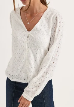 Objlaila L/S V-NECK TOP NOOS