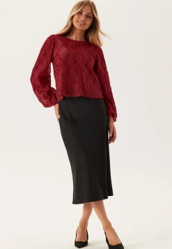 Objlucie L/S RE O-NECK TOP