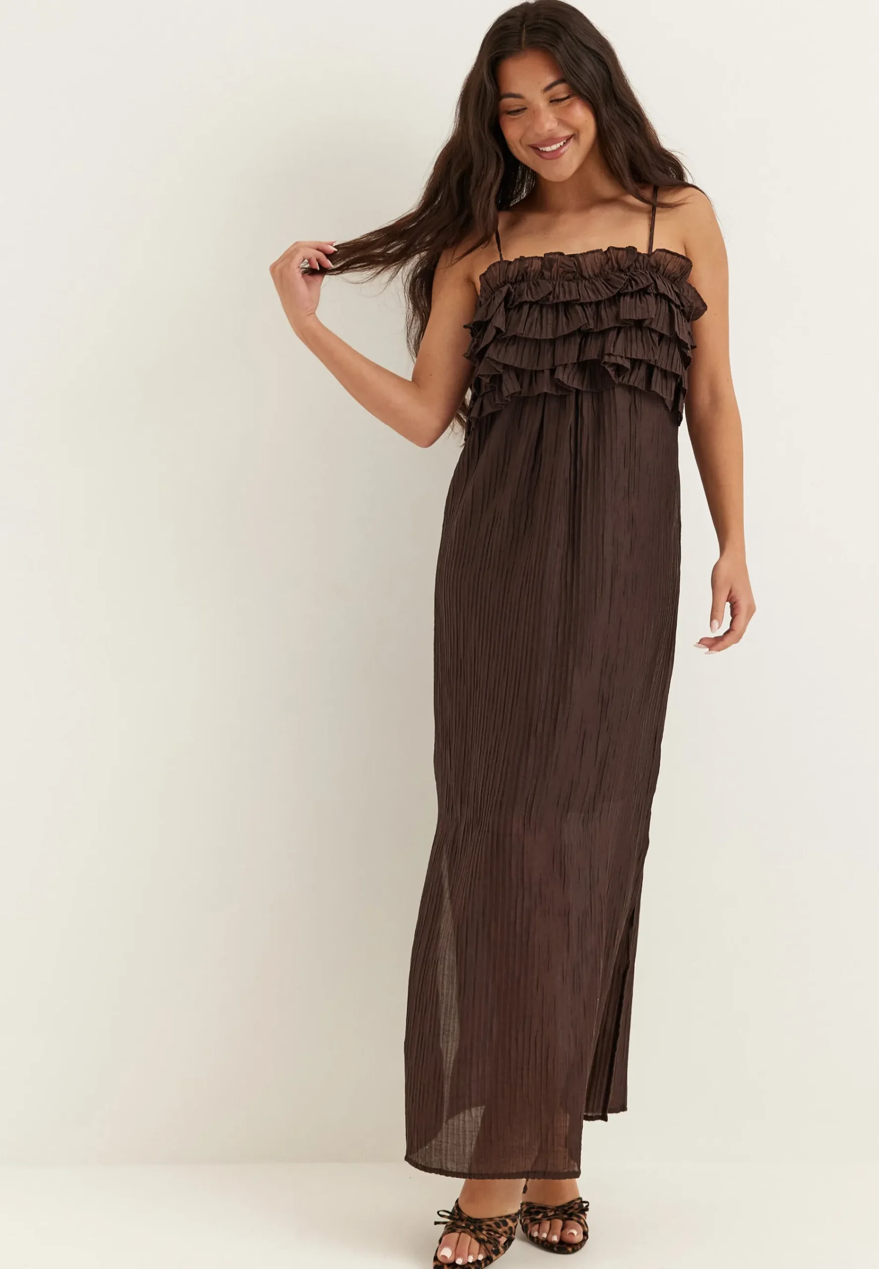 Objlyne S/L RE LONG DRESS