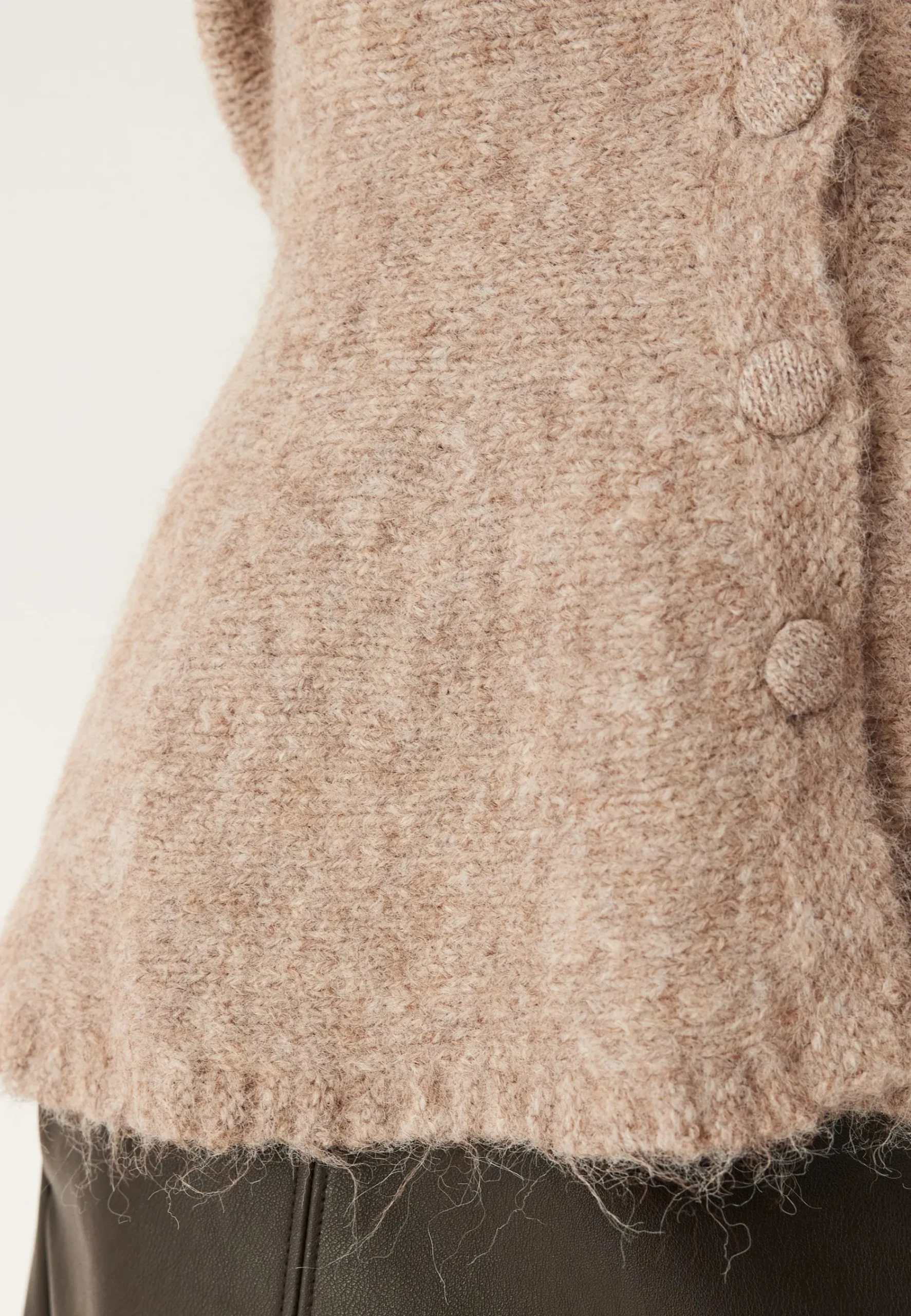 Objsaggia Re Ls Peplum Knit Ca