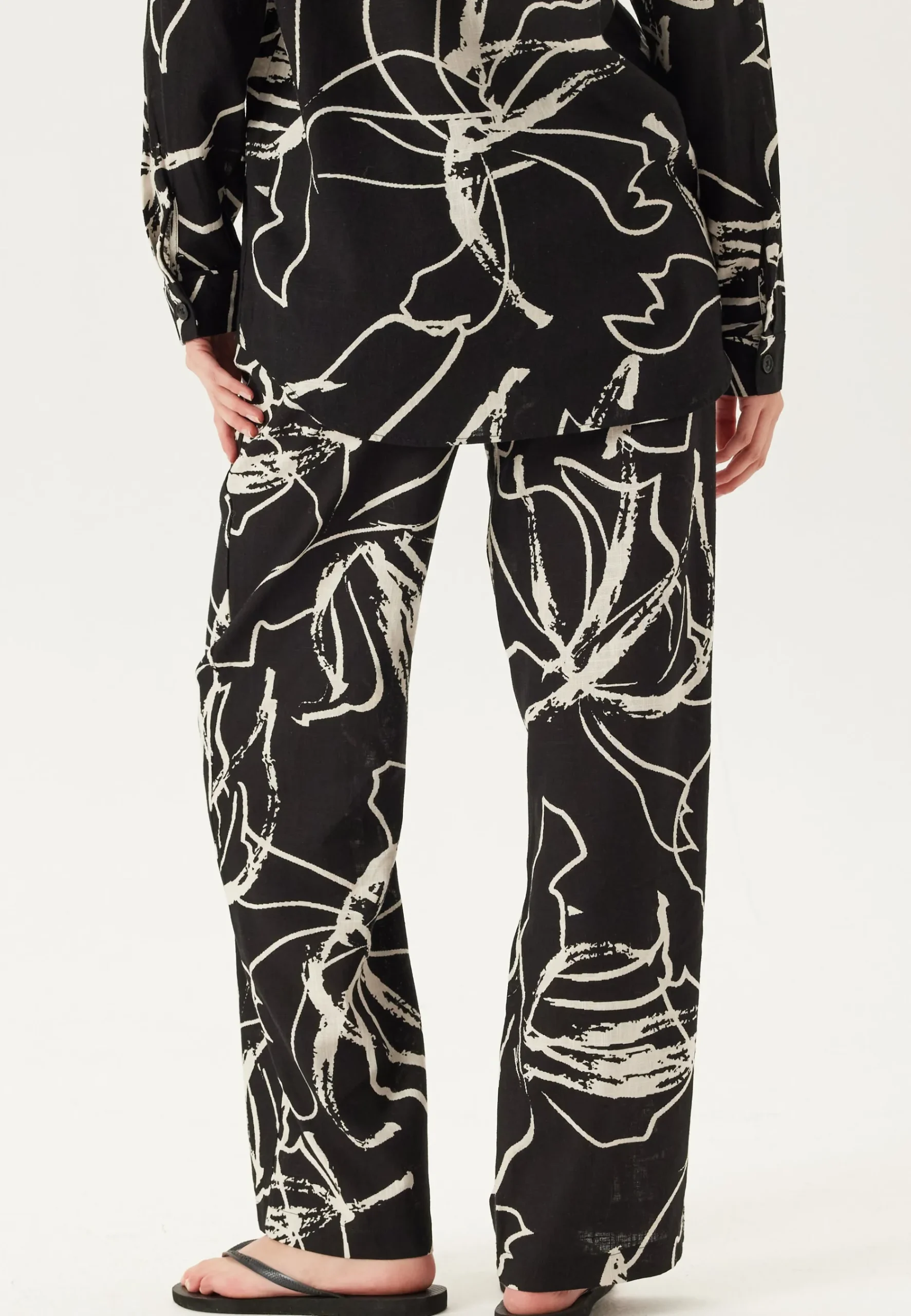 Objsanne Aline Wide Pant Aop