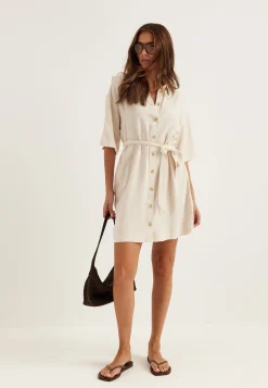Objsanne 2/4 LO SHIRT DRESS NOOS