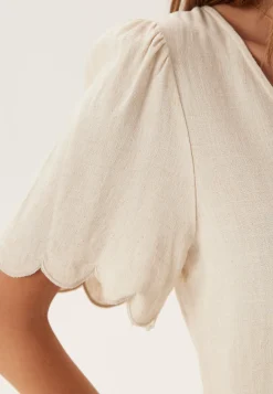 Objsanne 2/4 LO V-NECK TOP NOOS
