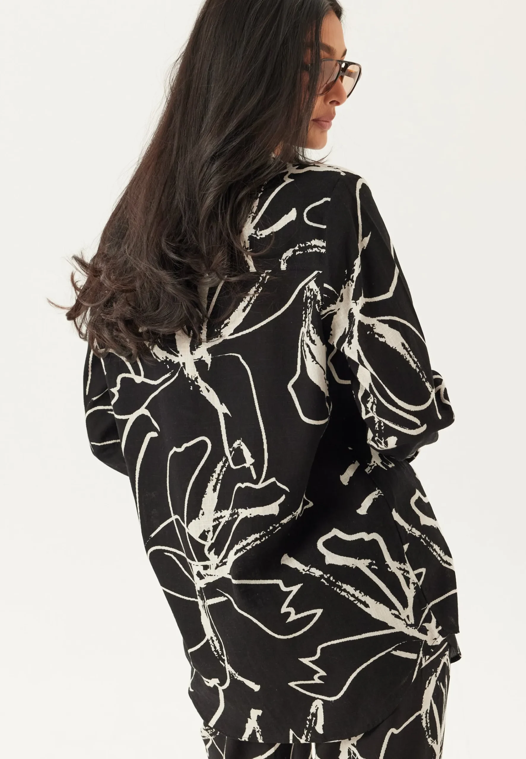 Objsanne L/S SHIRT AOP SHIRT