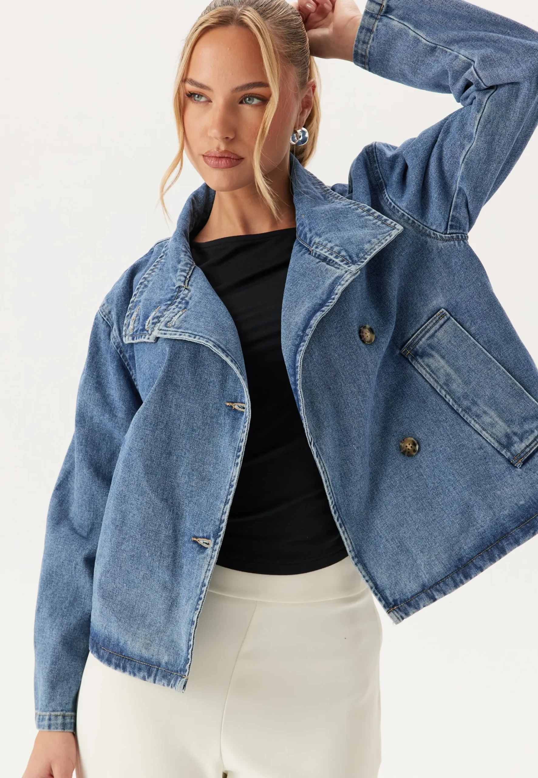 Objtilla Gro L/S LO DENIM JACKET