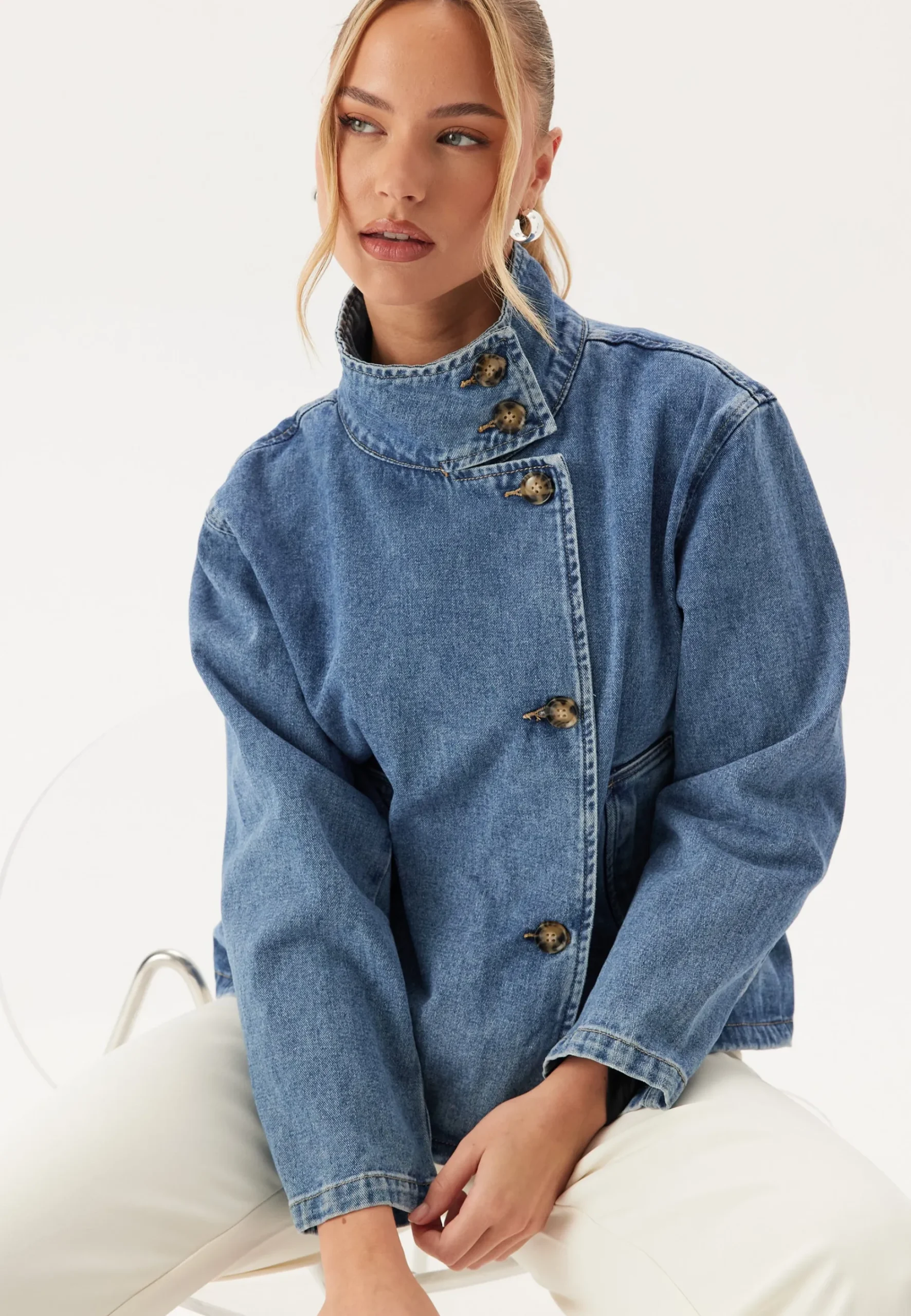 Objtilla Gro L/S LO DENIM JACKET