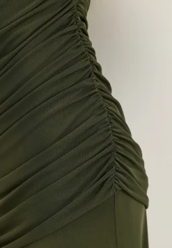 Off Shoulder Mesh Gown