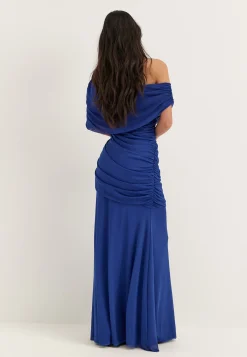 Off Shoulder Mesh Gown