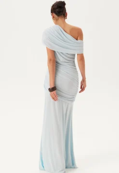 Off Shoulder Mesh Gown
