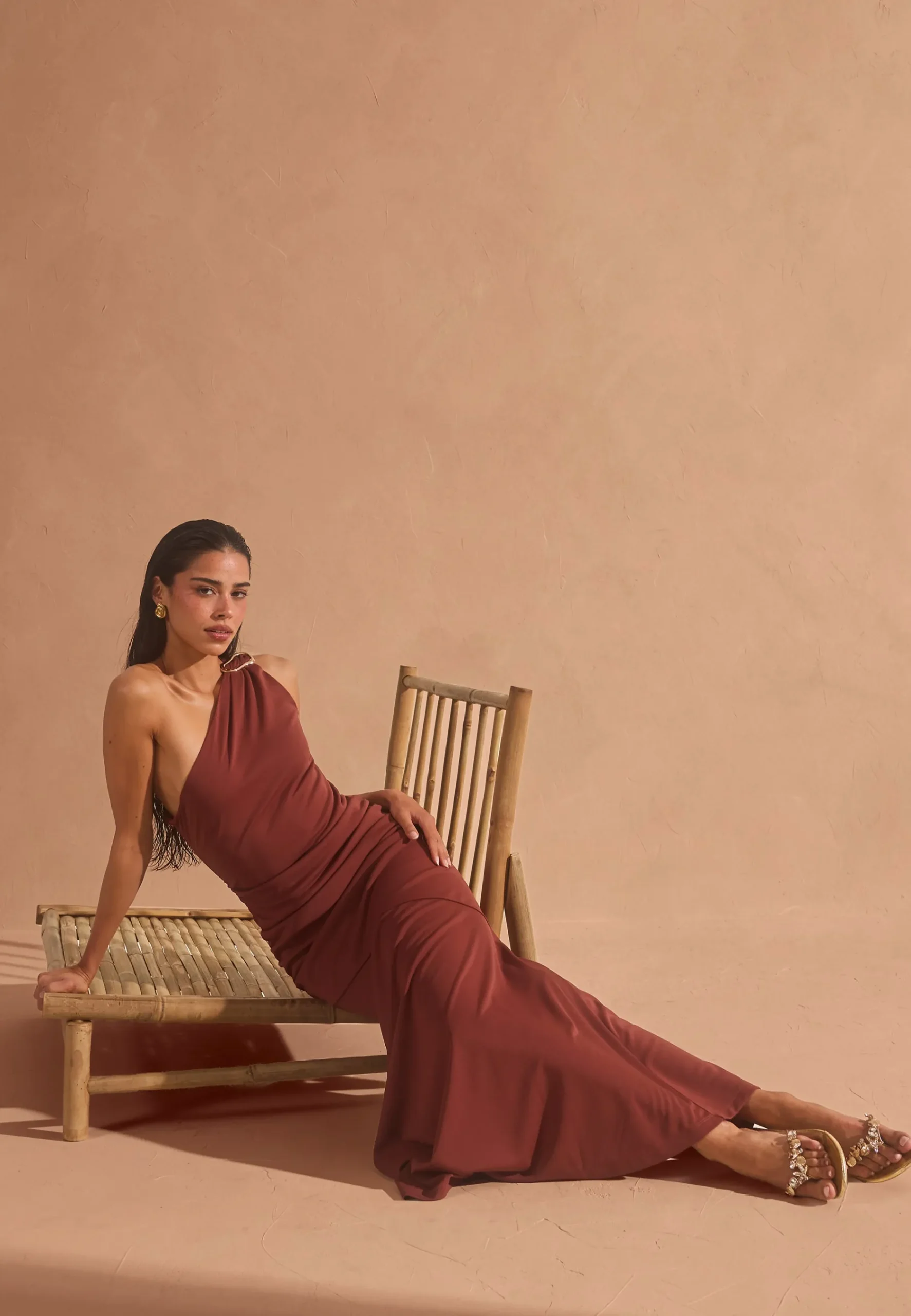 One shoulder dress