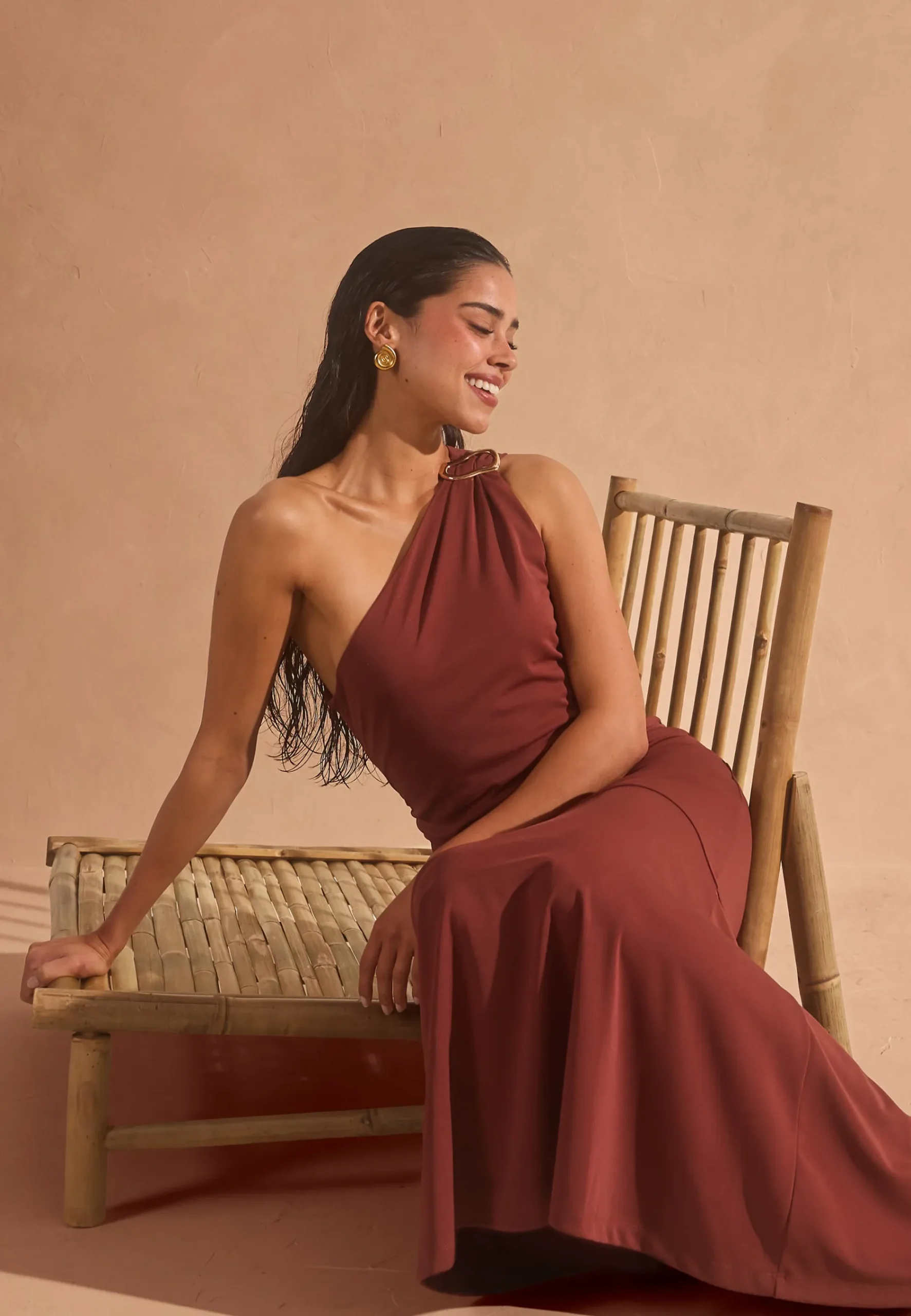 One shoulder dress