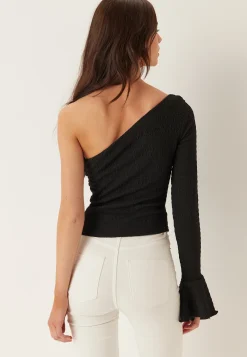 One Shoulder Frill Top