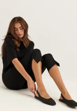 Onlakira-7 Woven Slingback Ballerina