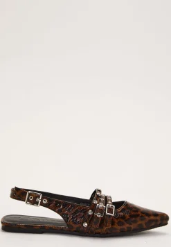 Onlaura-7 Pu Hardware Slingback