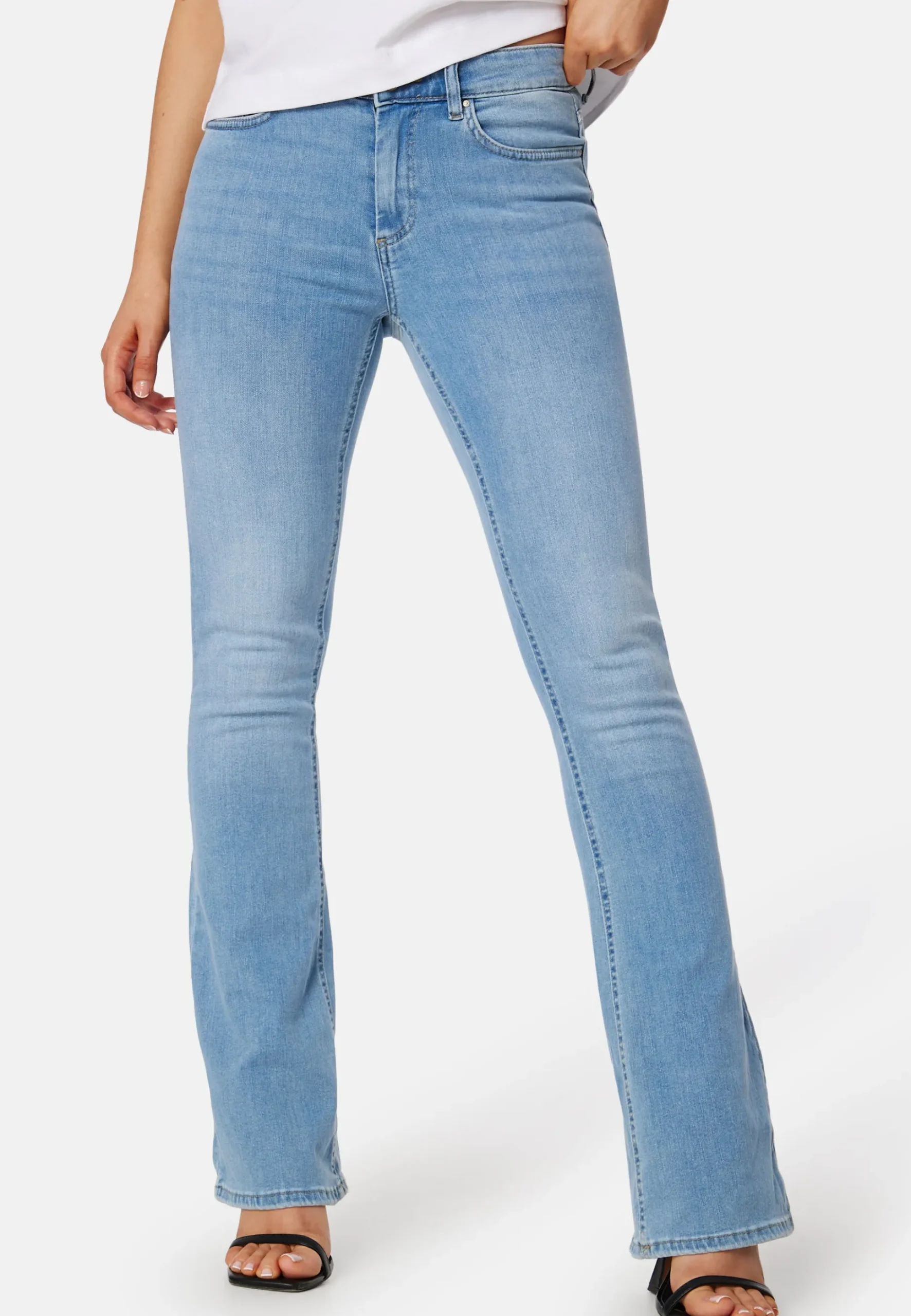 Onlblush Life Mid Flared Denim