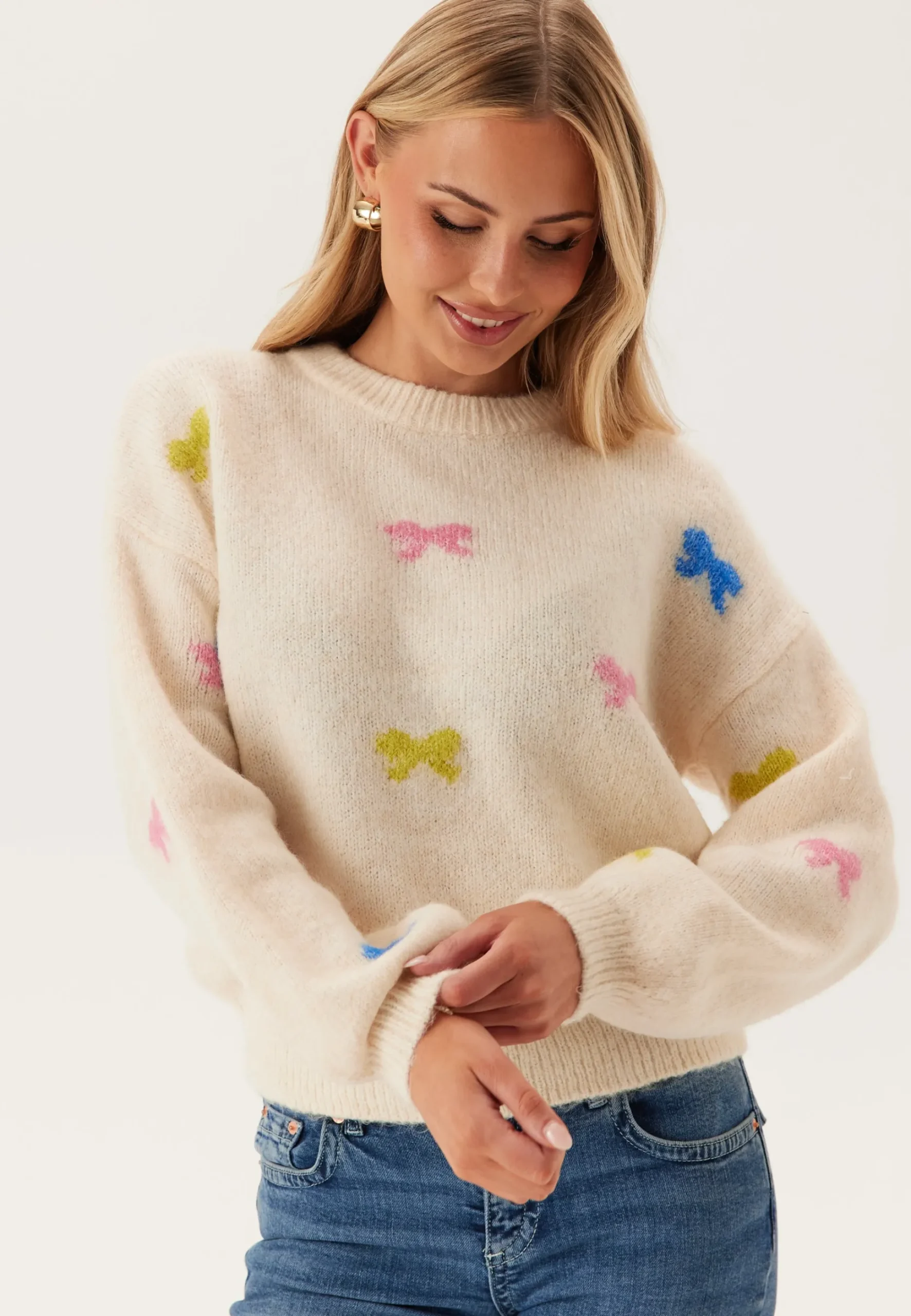 Onlbrunhilda Life Ls Bow O-nec