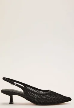 Onlcoco-9 Slingback Mesh Bling