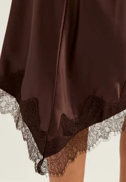 Onlfaraya Satin Lace Skirt