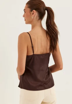Onlfaraya Strap Lace Satin Top