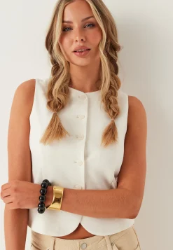 Onlgoa S/L LINEN BL WAISTCOAT